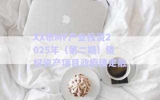 XX市MF產業(yè)投資2025年（第二期）債權資產項目政府債定融