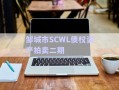 鄒城市SCWL債權資產拍賣二期