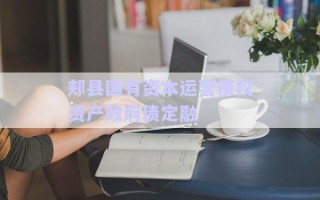 郟縣國有資本運營債權(quán)資產(chǎn)政府債定融