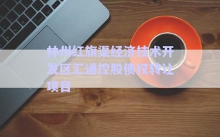 林州紅旗渠經(jīng)濟(jì)技術(shù)開(kāi)發(fā)區(qū)匯通控股債權(quán)轉(zhuǎn)讓項(xiàng)目