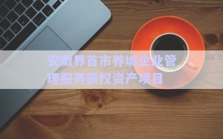 安徽界首市養(yǎng)城企業(yè)管理服務(wù)債權(quán)資產(chǎn)項目