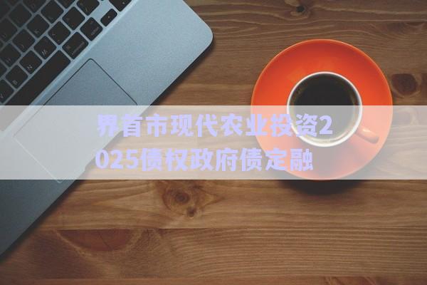 界首市現(xiàn)代農(nóng)業(yè)投資2025債權政府債定融-第1張圖片-政信固收網(wǎng)